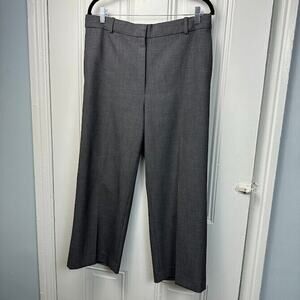 Aritzia Gray Straight Leg Pants with Tailored Design